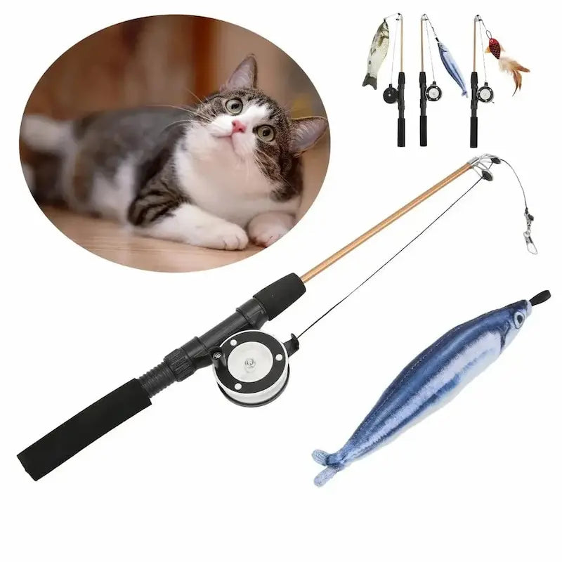 canne à pêche pour chat FelinJoy