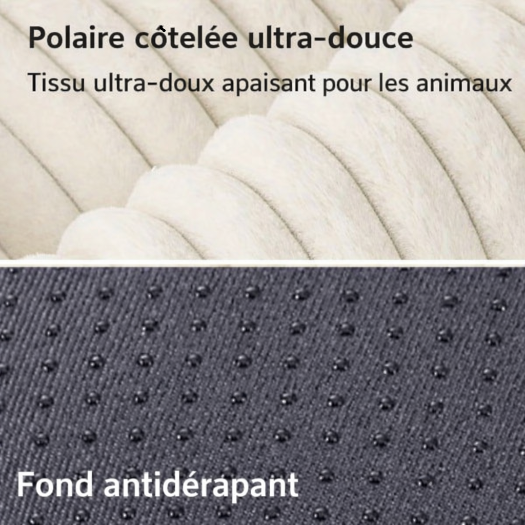 Lit pour chien peluche