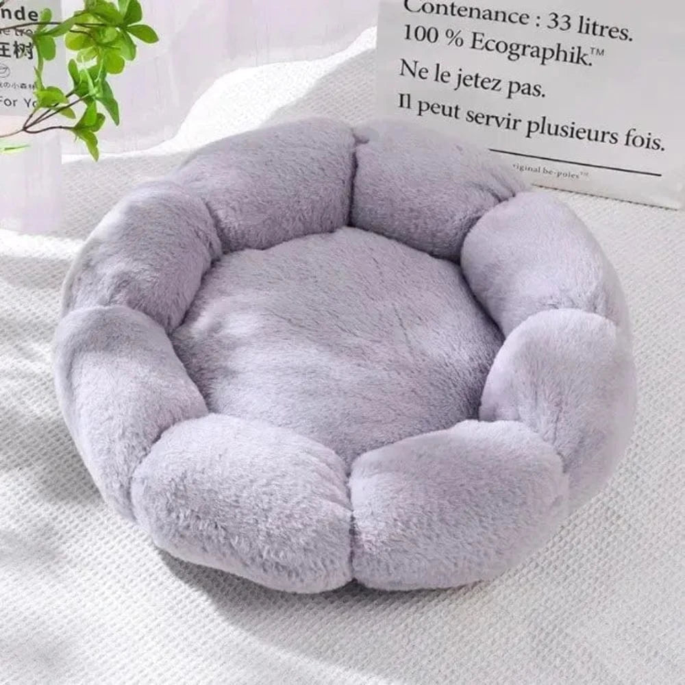 Design floral panier chat
