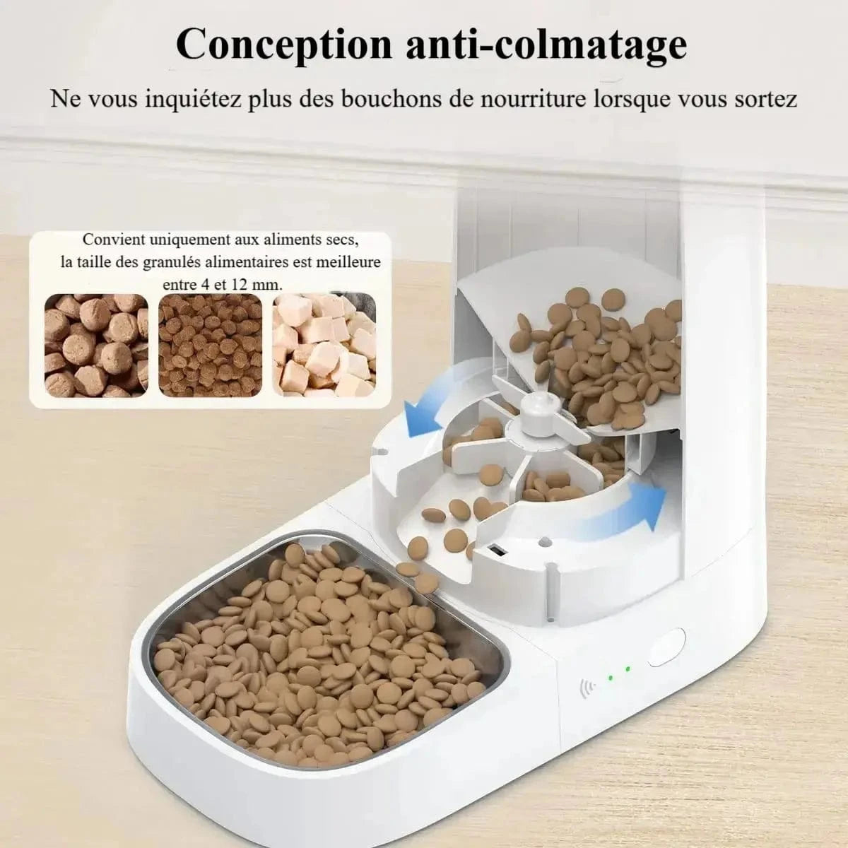 distributeur croquettes connecté