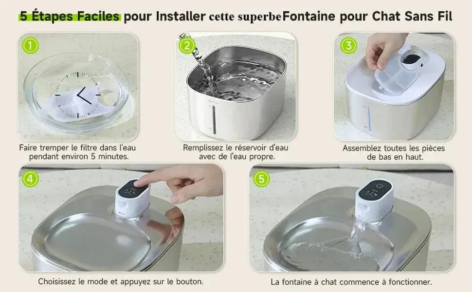 fontaine pour chats 4 litres