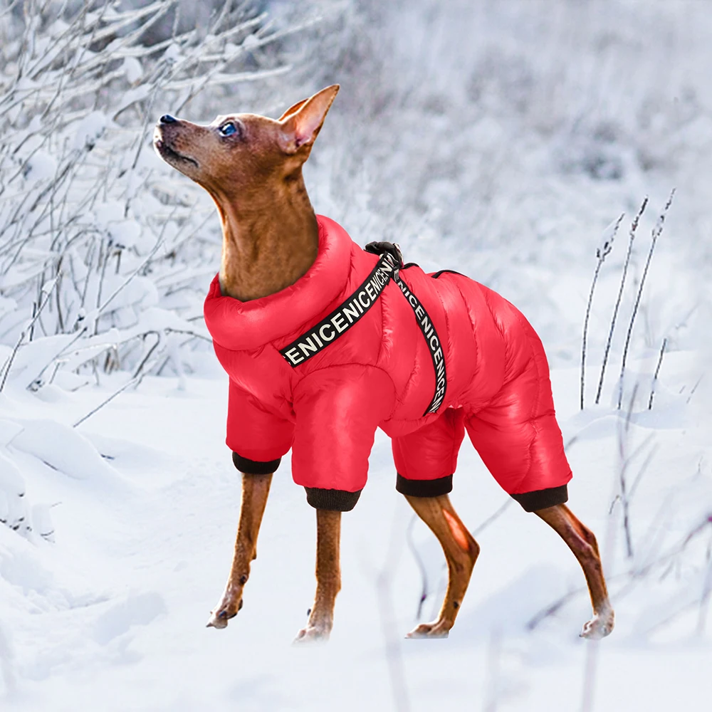Manteau Chien Imperméable Hiver 4 Pattes - Doudoune Chaude Petit Chien Chihuahua Premium – Image 23