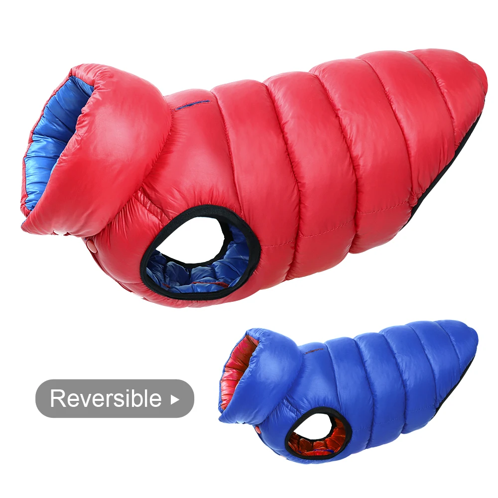 Manteau Réversible Chaud pour Chien - Doudoune Imperméable Hiver – Image 2