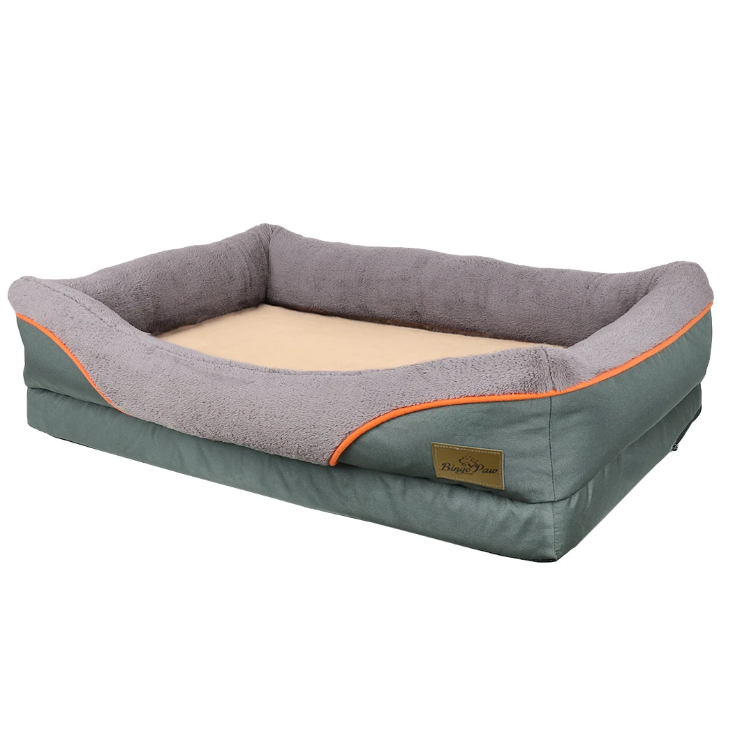 Panier Chien Imperméable Coussin Orthopédique - Lit Confortable avec Rebords – Image 5