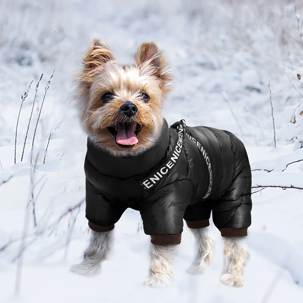 Manteau Chien Imperméable Hiver 4 Pattes - Doudoune Chaude Petit Chien Chihuahua Premium – Image 24