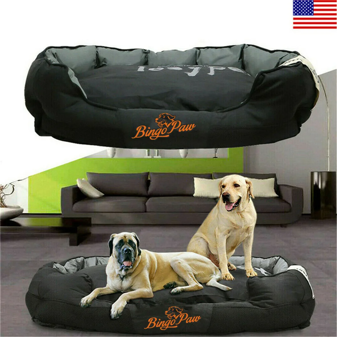 Lit orthopédique imperméable pour chien – Matelas lavable grand confort