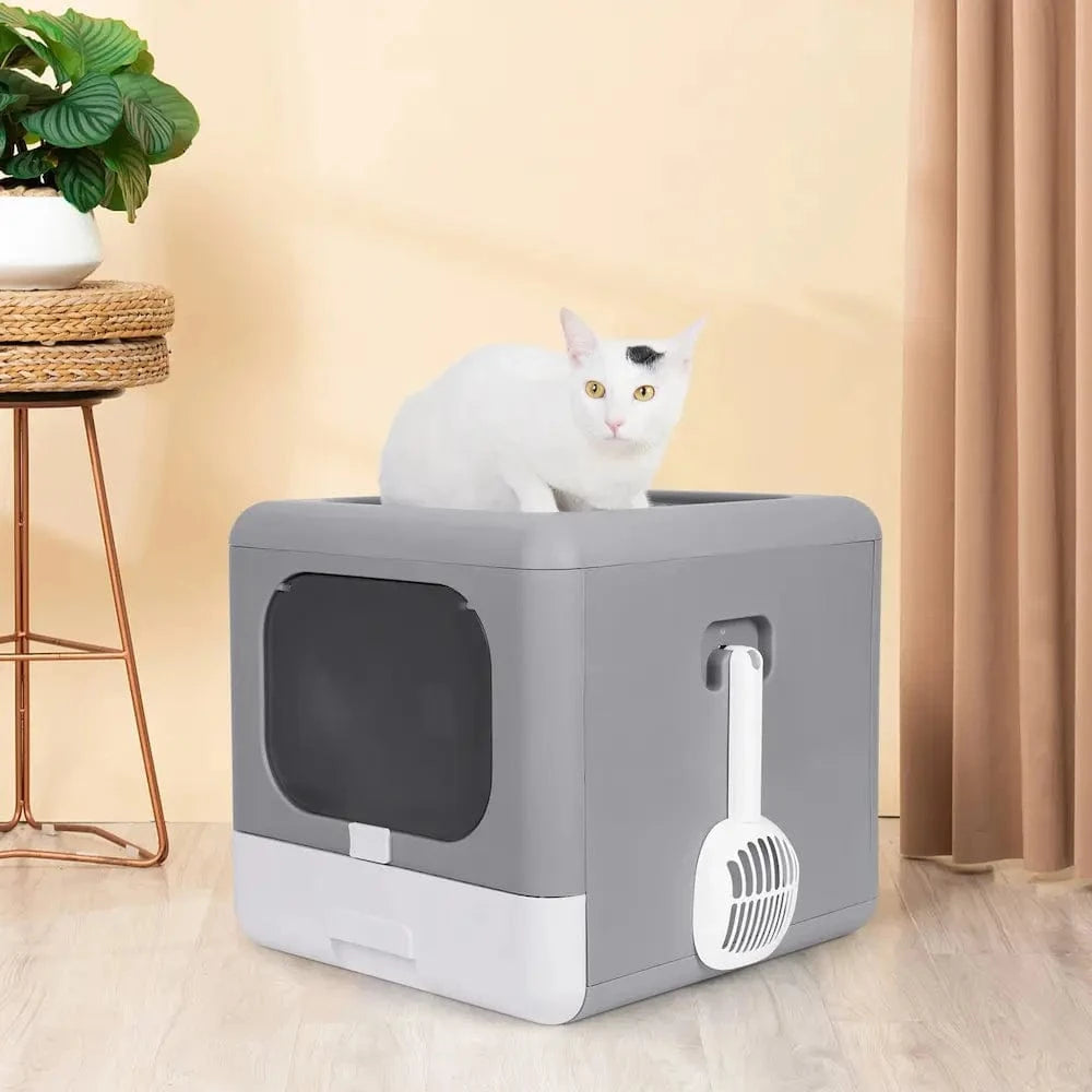 Maison de toilette chat cube CozyBox