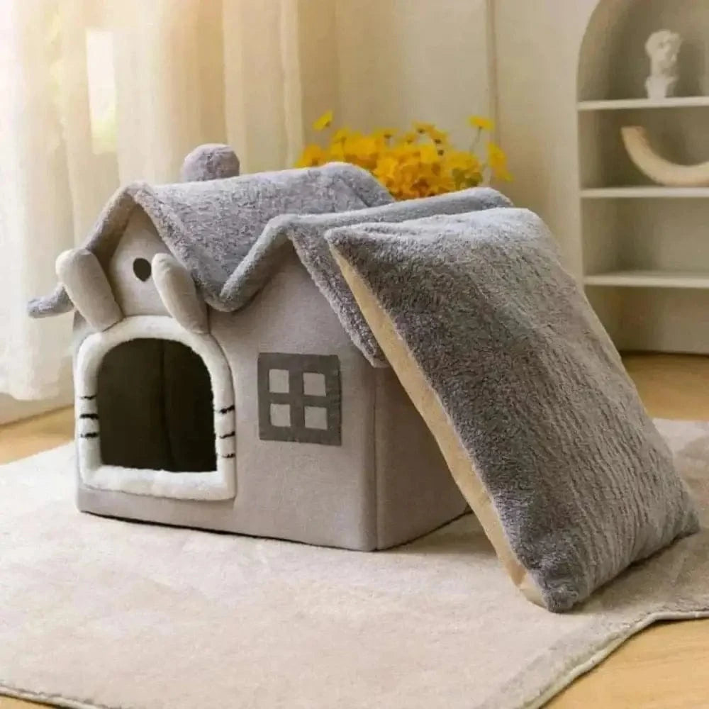 confort pour chat en peluche