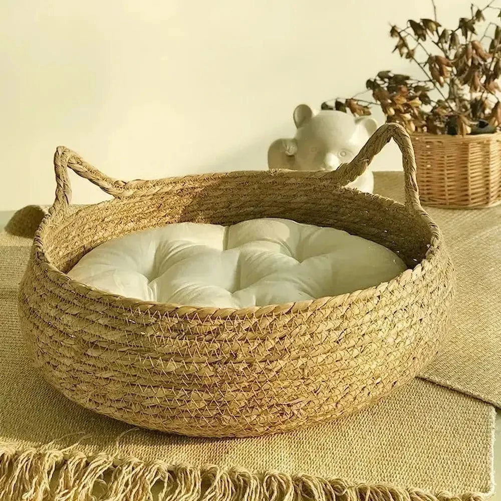 design élégant panier chat
