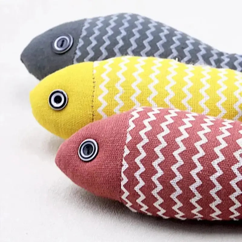 Peluche poisson CatNipFish