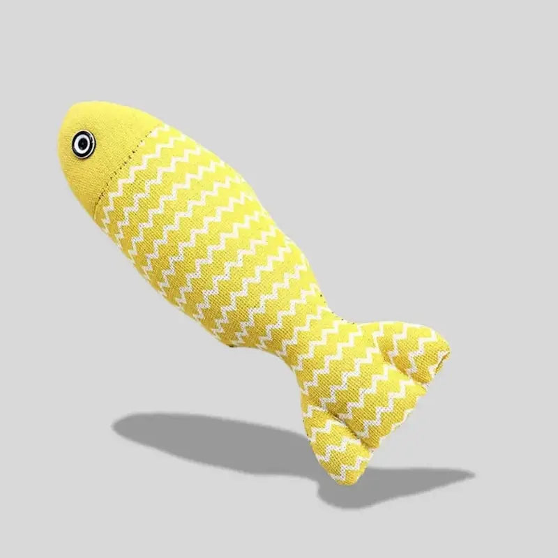 Poisson avec herbe à chat