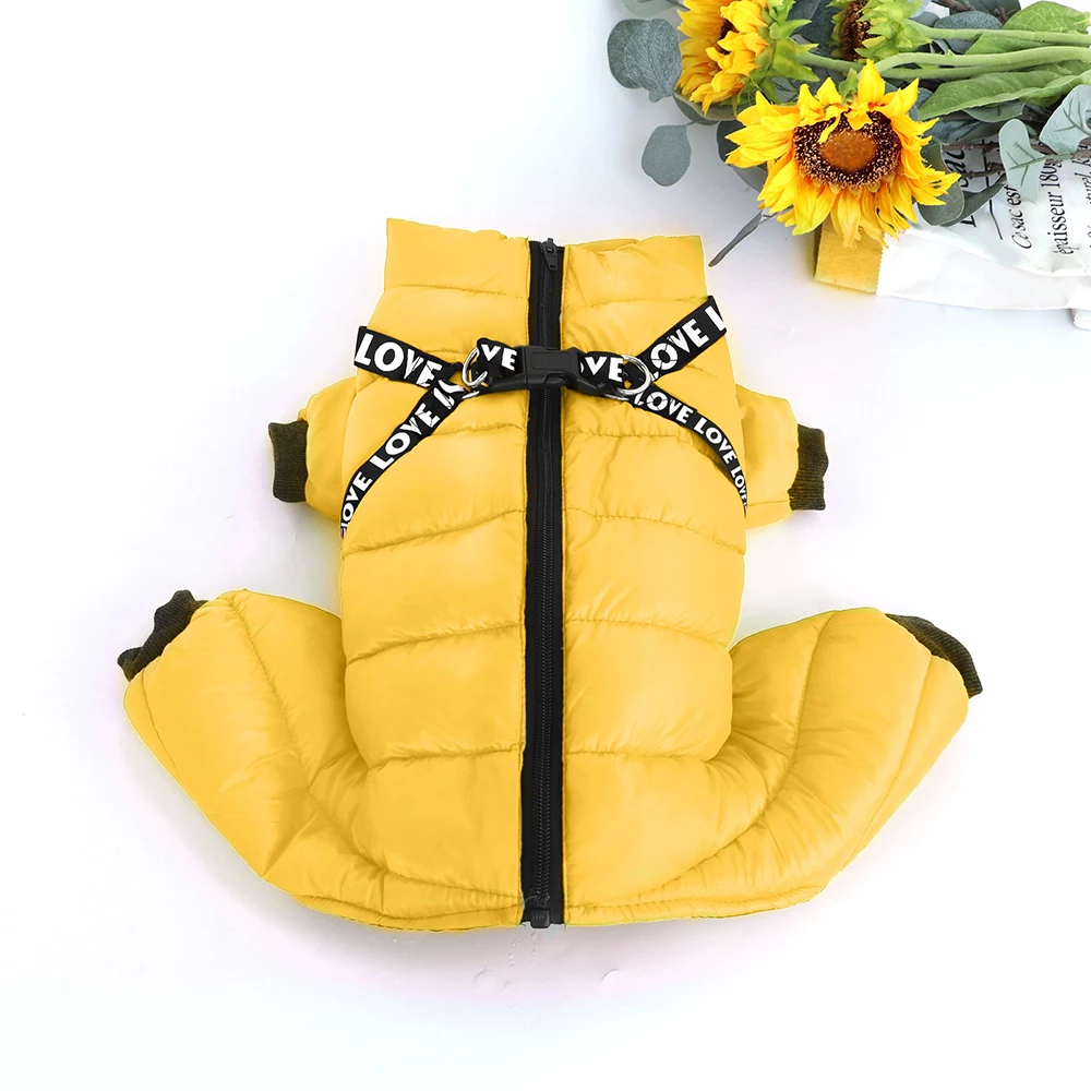 Manteau Chien Imperméable Hiver 4 Pattes - Doudoune Chaude Petit Chien Chihuahua Premium – Image 19