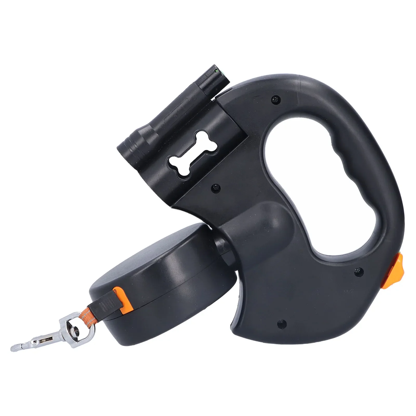 Laisse Rétractable pour Chien 3m | Avec Lampe et Distributeur de Sacs – Image 3