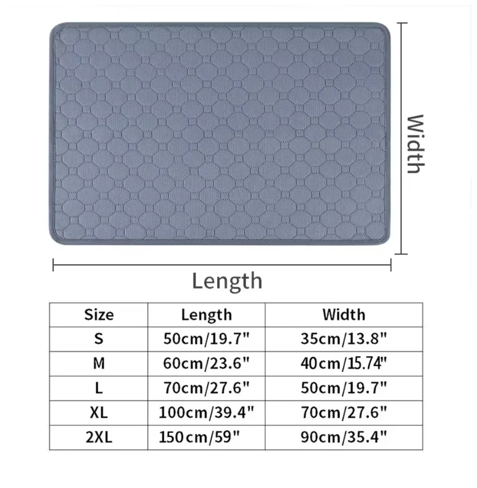 Tapis absorbant imperméable pour chien – Alèse lavable antidérapante – Image 6