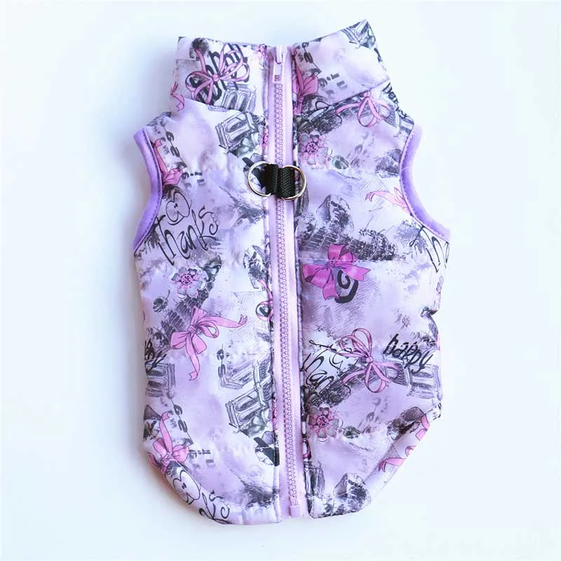 Manteau chaud pour chien – Veste d’hiver matelassée avec harnais intégré – Image 81