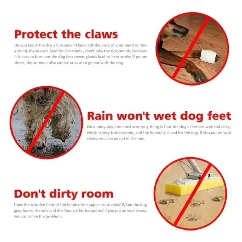 Bottes de protection chien imperméables antidérapantes | Chaussures chien – Image 14