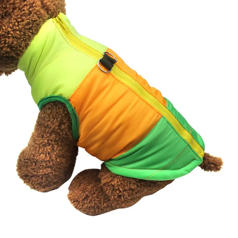 Manteau chaud pour chien – Veste d’hiver matelassée avec harnais intégré – Image 47