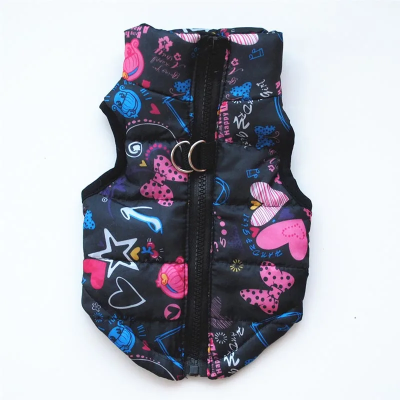 Manteau chaud pour chien – Veste d’hiver matelassée avec harnais intégré – Image 7