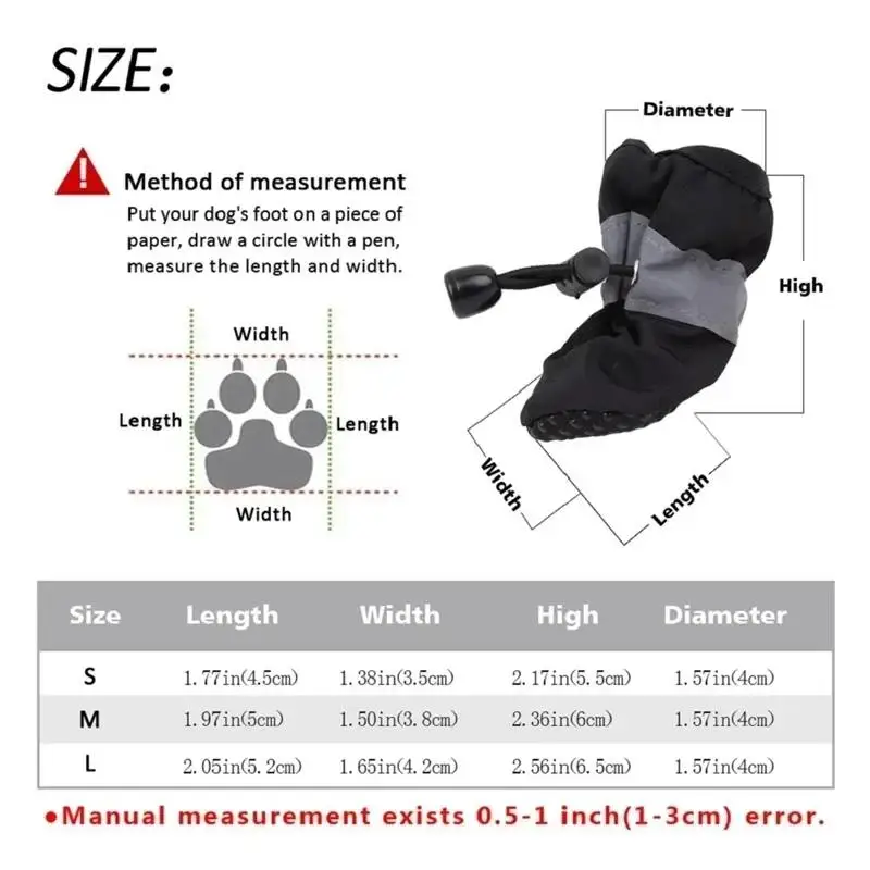 Bottes de protection chien imperméables antidérapantes | Chaussures chien – Image 5