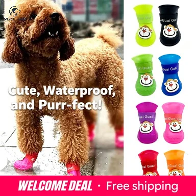 Chaussures pour chien antidérapantes – Bottines imperméables légères – Image 2