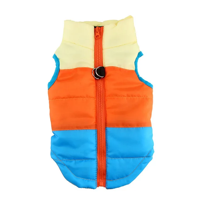 Manteau chaud pour chien – Veste d’hiver matelassée avec harnais intégré – Image 16