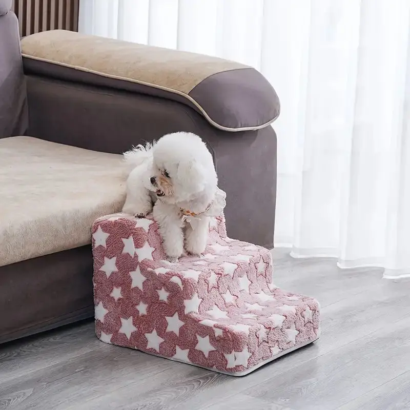 Marches pour Chien – Escalier Pelucheux pour Canapé et Lit | Confort Senior – Image 4