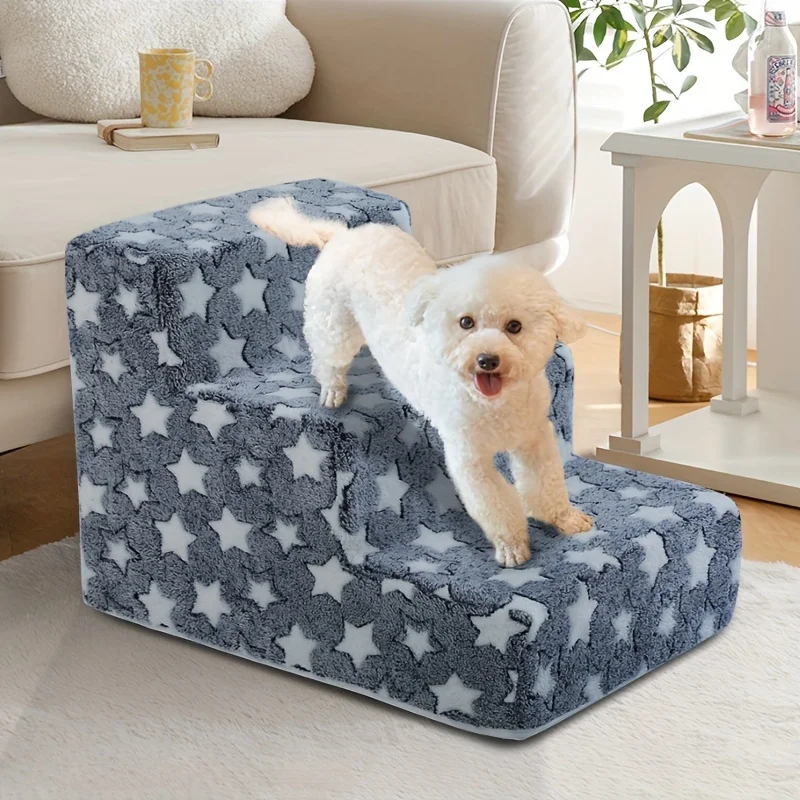 Marches pour Chien – Escalier Pelucheux pour Canapé et Lit | Confort Senior – Image 17