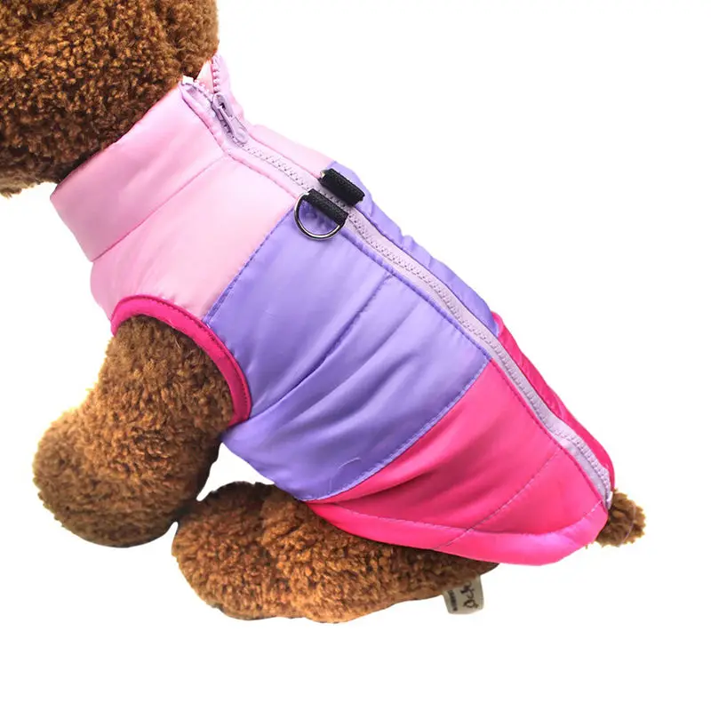 Manteau chaud pour chien – Veste d’hiver matelassée avec harnais intégré – Image 37