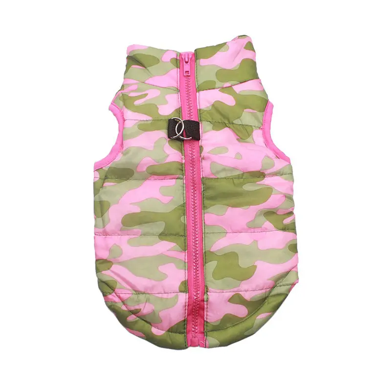 Manteau chaud pour chien – Veste d’hiver matelassée avec harnais intégré – Image 49