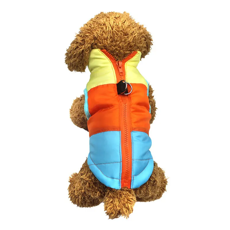 Manteau chaud pour chien – Veste d’hiver matelassée avec harnais intégré – Image 41