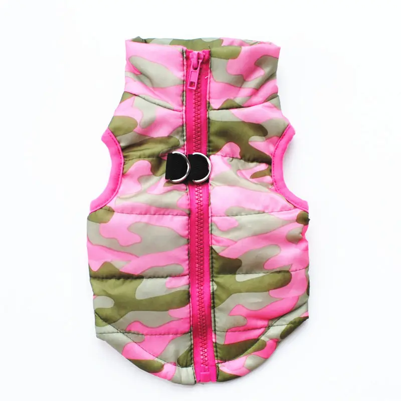 Manteau chaud pour chien – Veste d’hiver matelassée avec harnais intégré – Image 17