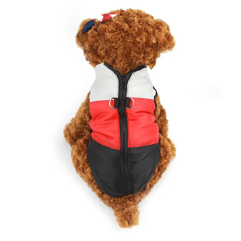 Manteau chaud pour chien – Veste d’hiver matelassée avec harnais intégré – Image 30