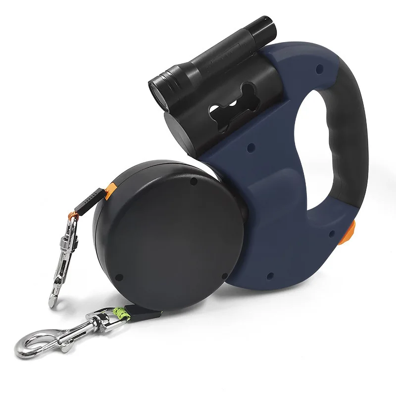 Laisse Rétractable pour Chien 3m | Avec Lampe et Distributeur de Sacs – Image 10