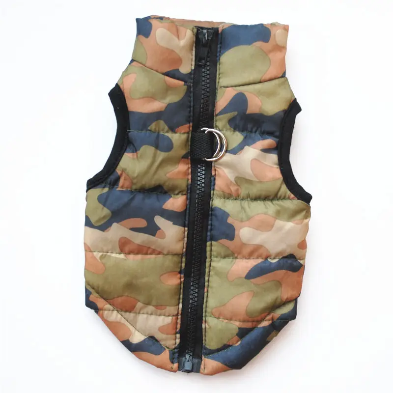 Manteau chaud pour chien – Veste d’hiver matelassée avec harnais intégré – Image 15
