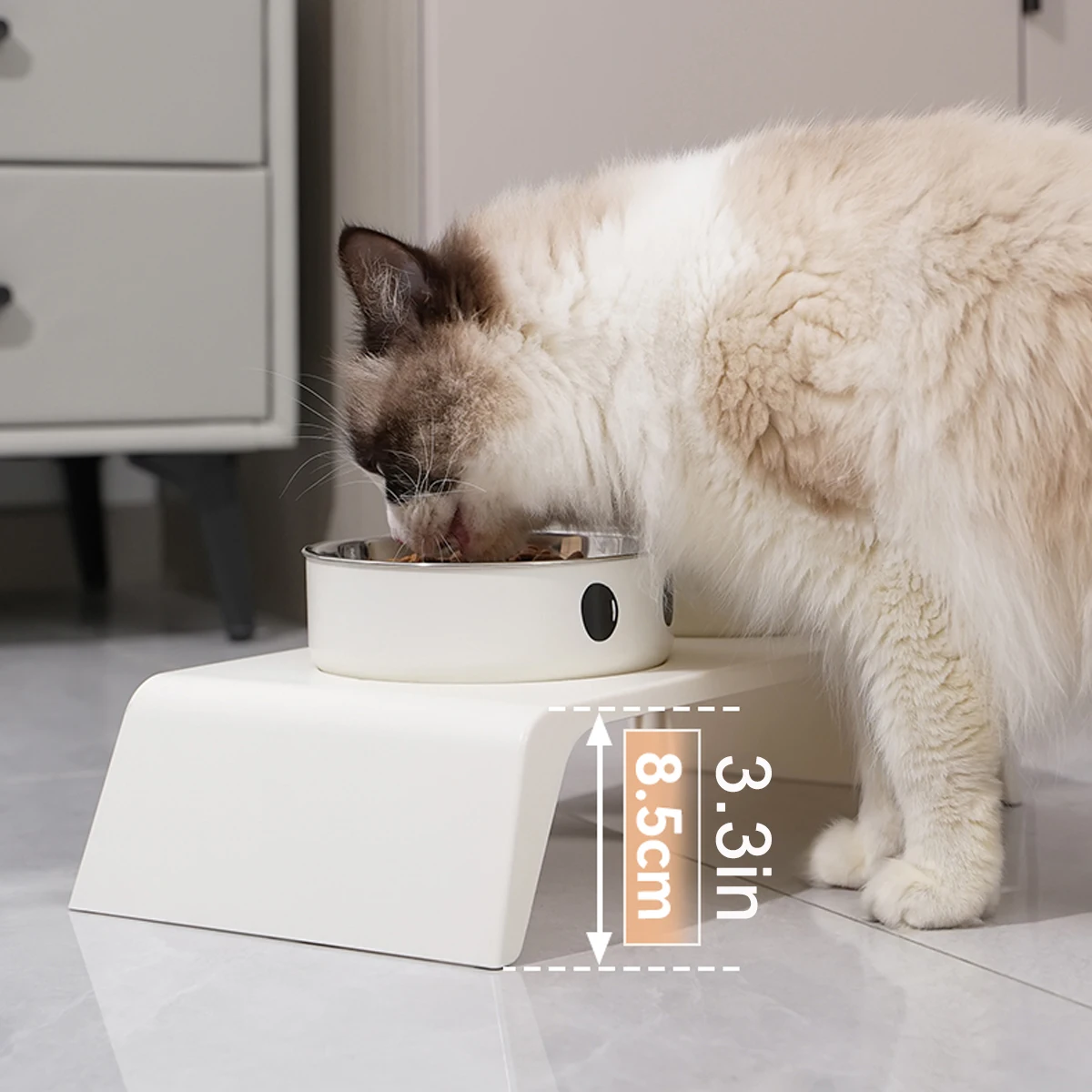 Gamelle Surélevée pour Chien avec 2 Bols Inox – Support Stable pour Eau et Croquettes – Image 4