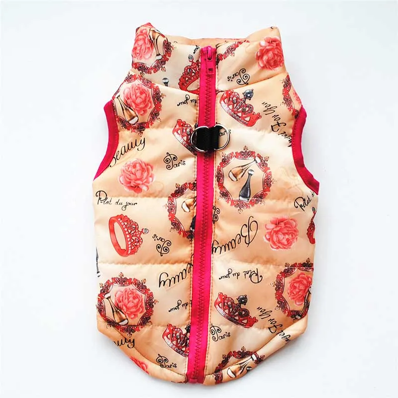 Manteau chaud pour chien – Veste d’hiver matelassée avec harnais intégré – Image 72