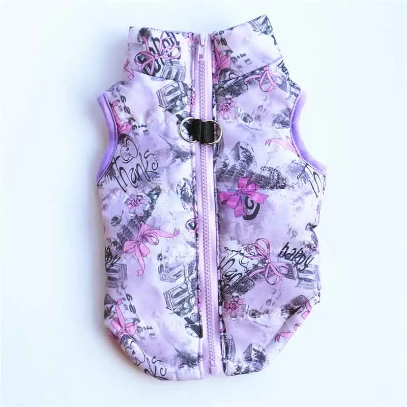 Manteau chaud pour chien – Veste d’hiver matelassée avec harnais intégré – Image 11