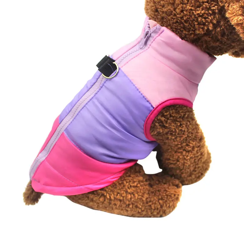 Manteau chaud pour chien – Veste d’hiver matelassée avec harnais intégré – Image 36