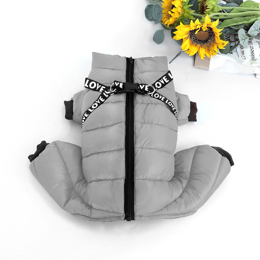 Manteau Chien Imperméable Hiver 4 Pattes - Doudoune Chaude Petit Chien Chihuahua Premium – Image 20