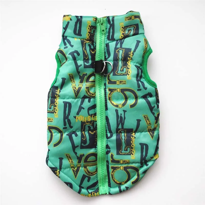 Manteau chaud pour chien – Veste d’hiver matelassée avec harnais intégré – Image 13