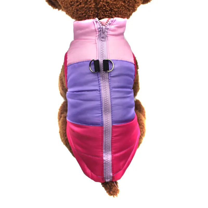 Manteau chaud pour chien – Veste d’hiver matelassée avec harnais intégré – Image 35