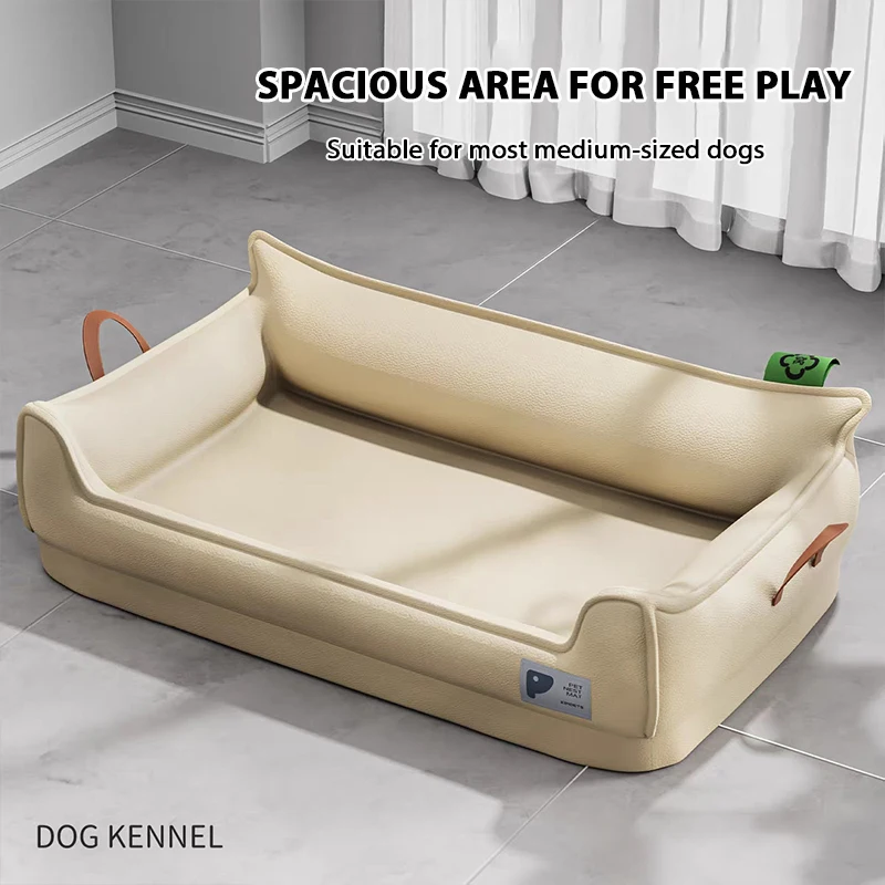 Canapé orthopédique pour chien imperméable – Lit déhoussable lavable – Image 5