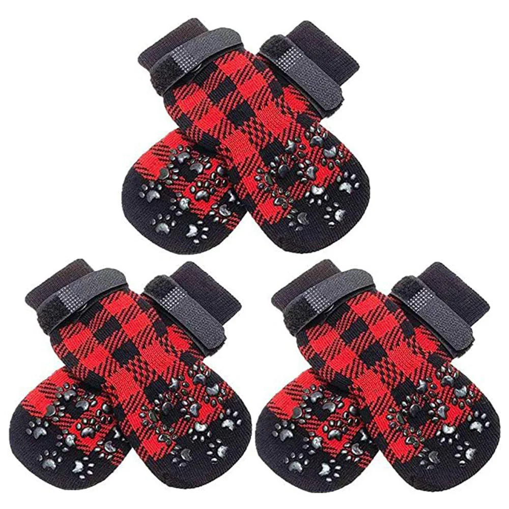 Chaussettes antidérapantes pour chien – Bottines imperméables avec velcro – Image 13