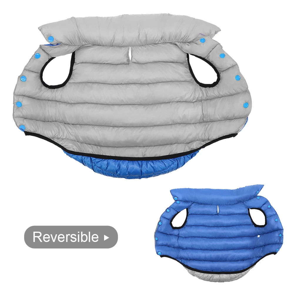Manteau Réversible Chaud pour Chien - Doudoune Imperméable Hiver – Image 10