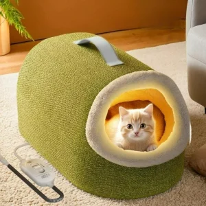 Lit Chauffant pour Chat avec Coussin Douillet USB