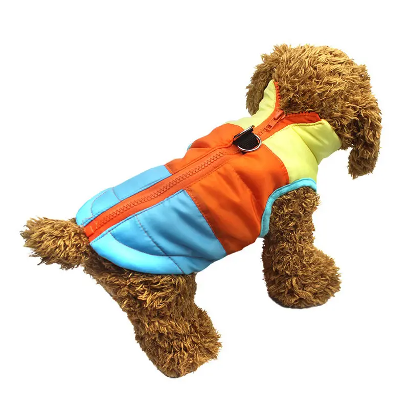 Manteau chaud pour chien – Veste d’hiver matelassée avec harnais intégré – Image 42