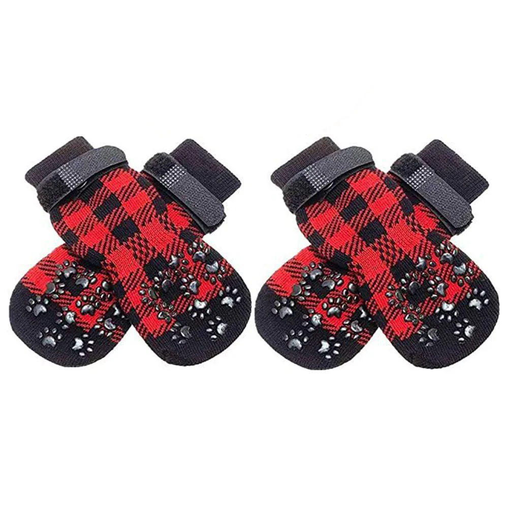 Chaussettes antidérapantes pour chien – Bottines imperméables avec velcro – Image 9