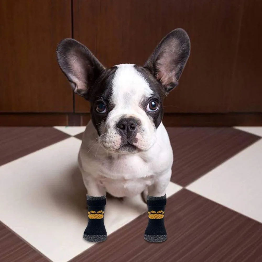 Chaussettes antidérapantes pour chien – Bottines imperméables avec velcro – Image 19