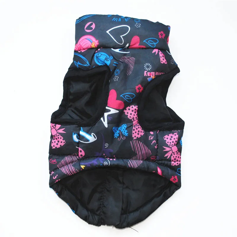 Manteau chaud pour chien – Veste d’hiver matelassée avec harnais intégré – Image 80