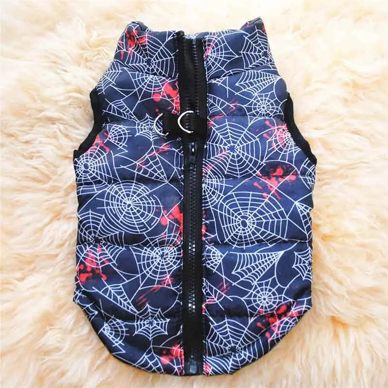 Manteau chaud pour chien – Veste d’hiver matelassée avec harnais intégré – Image 83